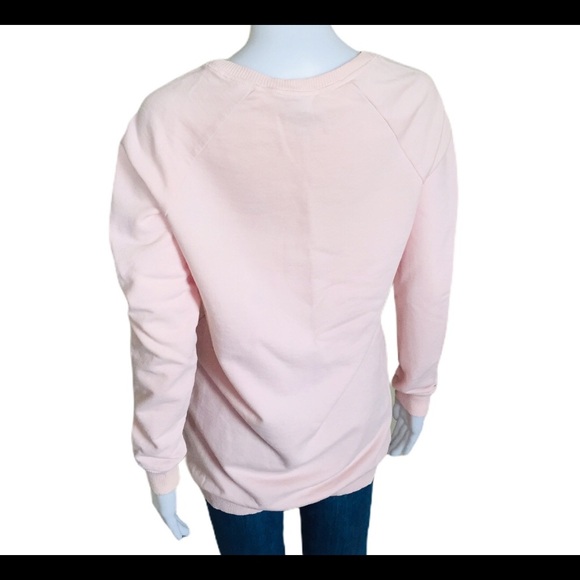 H&M Basic Long Sleeve Sweater/Pullover With Scoop Neck Blush Pink Size Small - Picture 6 of 15